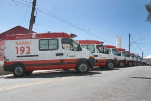 Prefeitura de São Bernardo recebe sete ambulâncias para o Samu