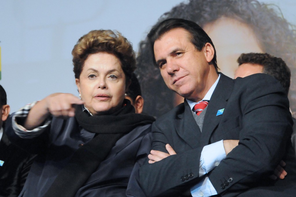 Presidente Dilma Rousseff e prefeito Luiz Marinho