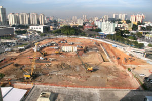 Paredes do Piscinão do Paço estão 30% prontas 