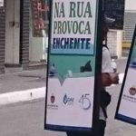 Campanha para prevenir enchente, tira lixeiras das ruas