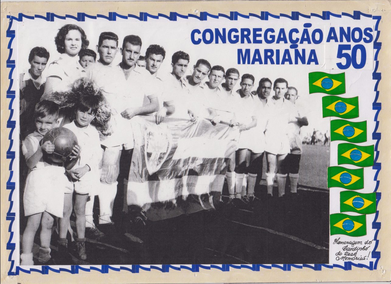 Do acervo fotográfico do azul do infinito e branco da paz, num misto de religião e esporte, no longíncuo anos 50, descolamos uma raridade fotográfica para ser curtida pelas gerações futuras.